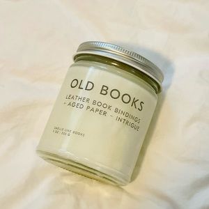 Old Books Candle. Never used.